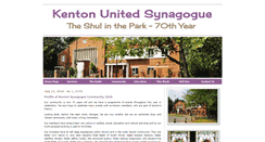 Desktop Screenshot of kentonsynagogue.org