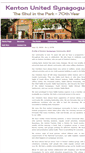 Mobile Screenshot of kentonsynagogue.org