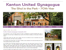 Tablet Screenshot of kentonsynagogue.org